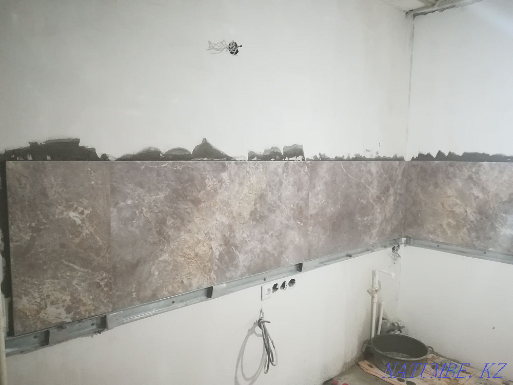 Porcelain tile installation Kokshetau - photo 8
