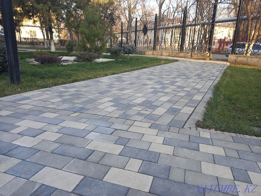 Paving stone laying Screed experience 15zhyl. Kez kelgen paving stones tosemiz Shymkent - photo 4