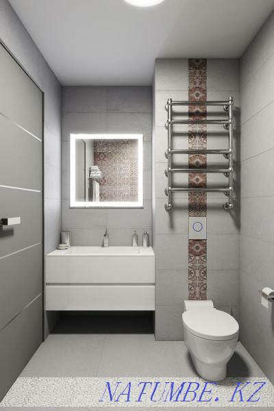 Laying tiles of any complexity Astana - photo 1