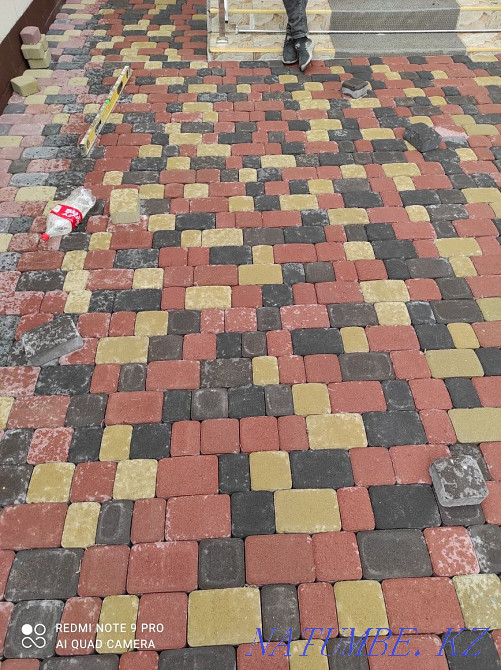 Укладка брусчатка Алматы - изображение 8