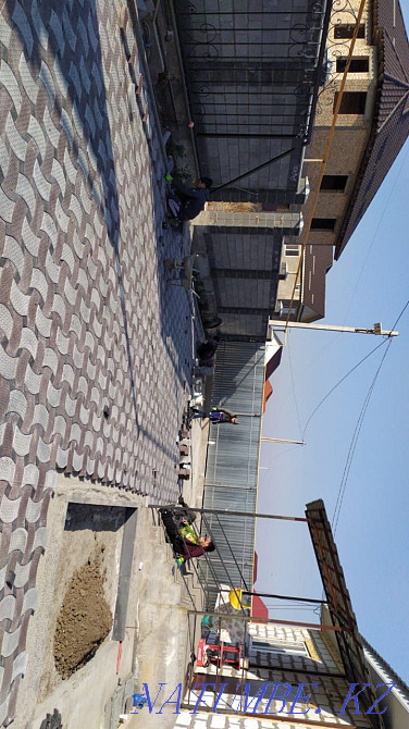 Укладка брусчатка Алматы - изображение 6