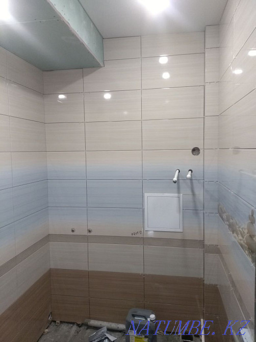 Укладка кафеля,плитки,керамогранита , кафельщик плиточник Караганда - изображение 1