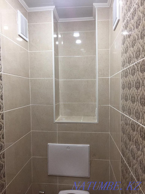 укладка плитки, ремонт ванной под ключ Павлодар - изображение 8