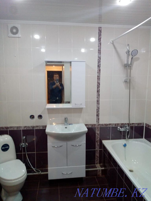 укладка плитки, ремонт ванной под ключ Павлодар - изображение 5