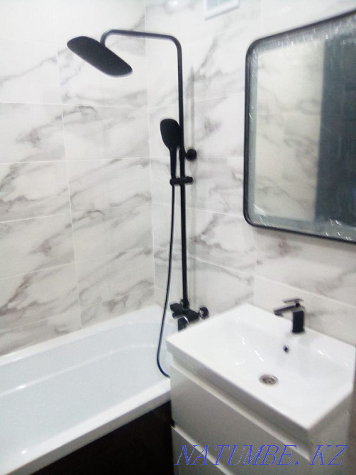 укладка плитки, ремонт ванной под ключ Павлодар - изображение 2