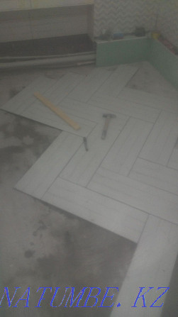 Tiler. Porcelain tile. Tile. Slab laying. Full construction Shymkent - photo 5