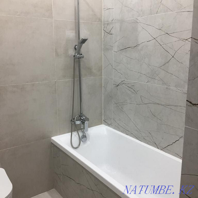 Porcelain tiles Bathrooms SEE Instagram: prof_remont_aktay Aqtau - photo 5