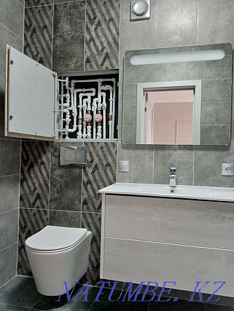 Porcelain tiles Bathrooms SEE Instagram: prof_remont_aktay Aqtau - photo 2
