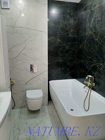 Porcelain tiles Bathrooms SEE Instagram: prof_remont_aktay Aqtau - photo 8