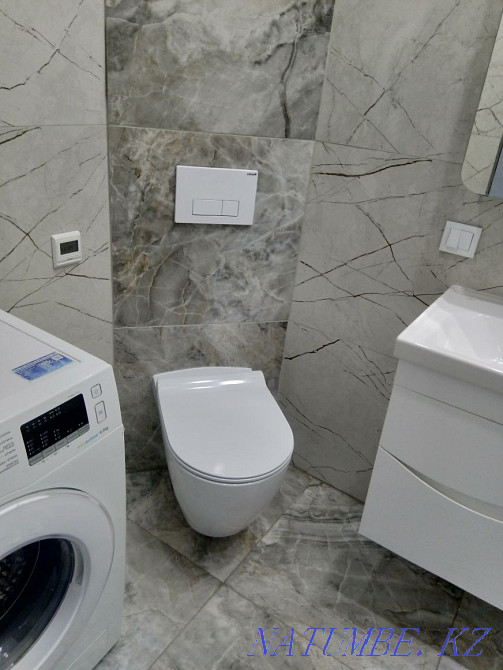 Керамогранит Ванные комнаты СМОТРИТЕ Instagram: prof_remont_aktay Актау - изображение 4