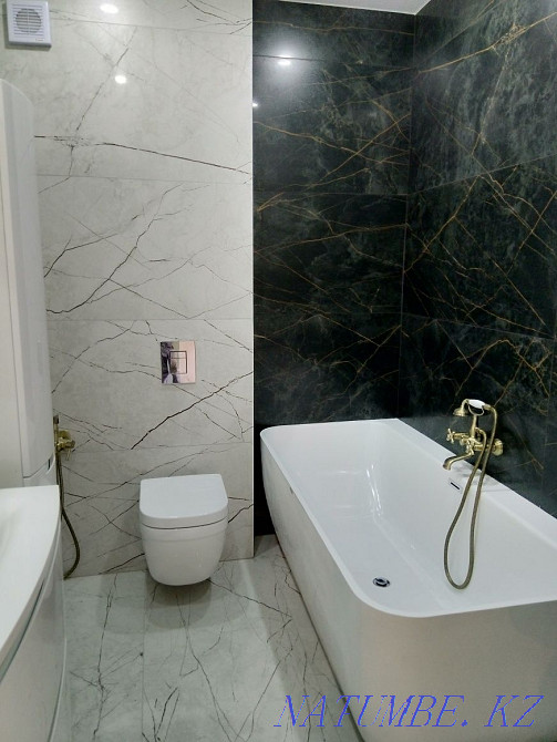 Керамогранит Ванные комнаты СМОТРИТЕ Instagram: prof_remont_aktay Актау - изображение 8