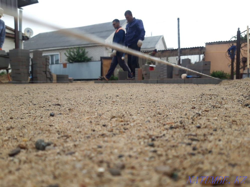 Laying pavement curb curb Aqtobe - photo 2