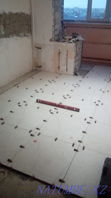 Installation of tiles in the bathroom, toilet, Intercom Doors. Sanitary tech. work. Pavlodar - photo 3