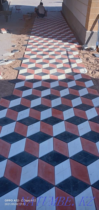 Laying pavement paving stones tosemiz Taraz - photo 5