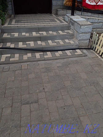 Paving stone laying. Quality and fast guarantee is there. Aqtobe - photo 3