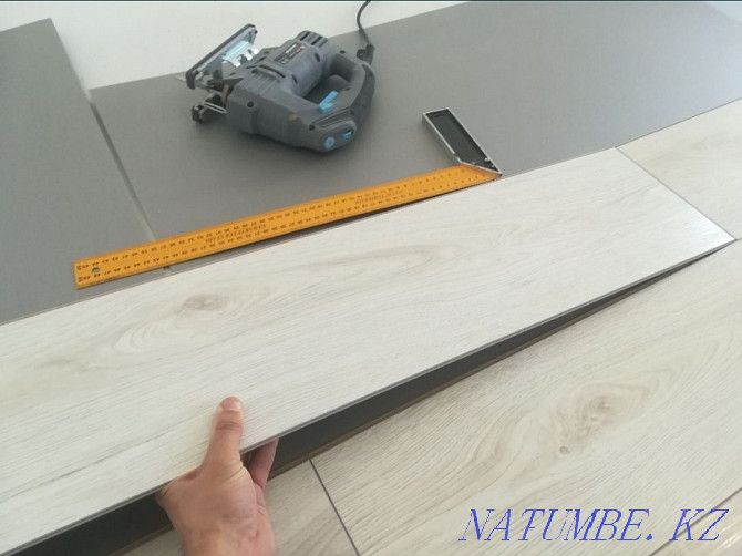 Laying tiles, apron, laminate, self-leveling floor Нуркен - photo 5