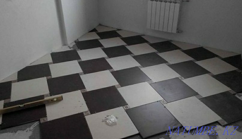 Laying tiles, porcelain stoneware Almaty - photo 3