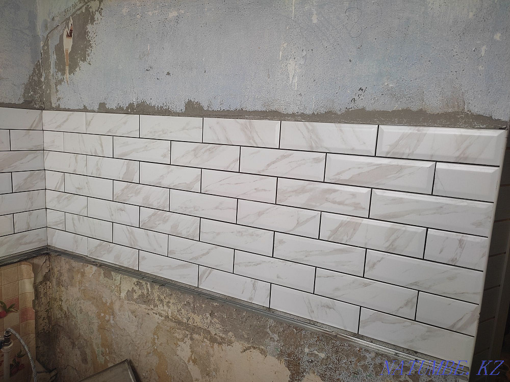 Кез келген күрделіліктегі плиткаларды төсеу  Петропавл - изображение 1