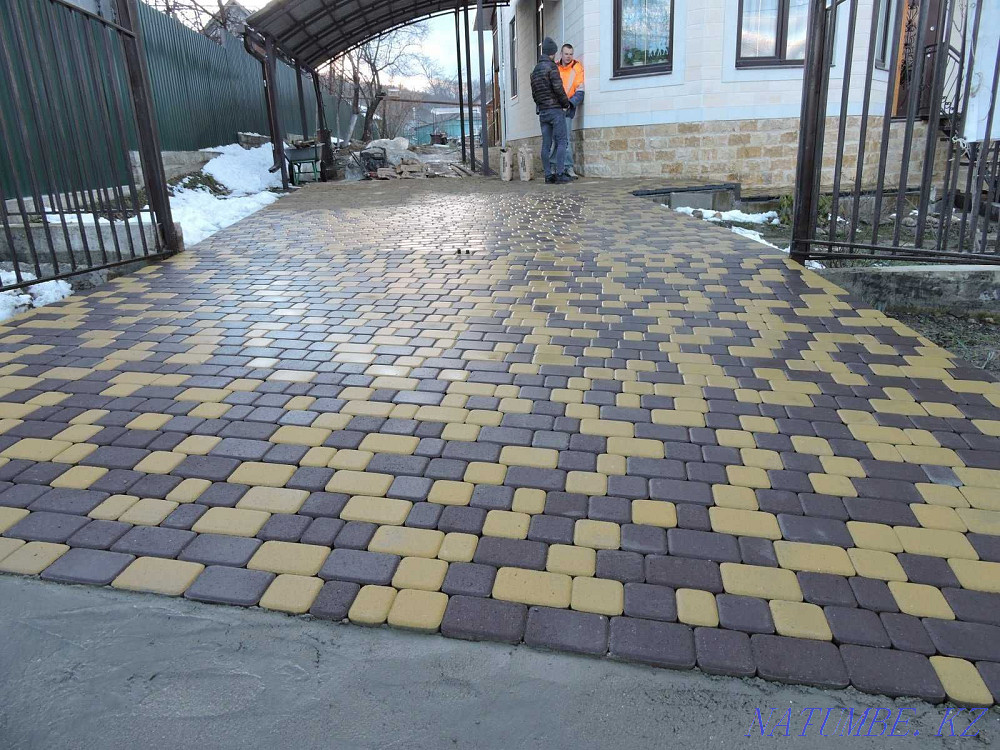 Укладка брусчатка, бордюр и поребрики г.Уральск. БЫСТРО и КАЧЕСТВЕННО! Уральск - изображение 6