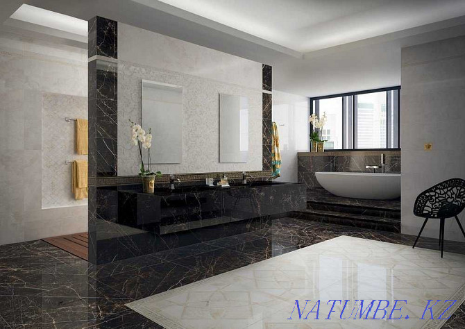 Laying of a tile, a tile, porcelain tile. Repair of premises. Almaty - photo 2