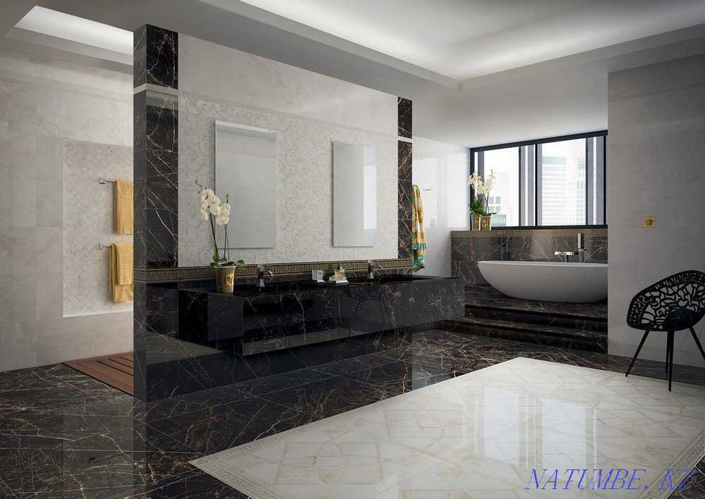 Плитка, плитка, фарфор плиткасын төсеу. Үй-жайларды жөндеу.  Алматы - изображение 2