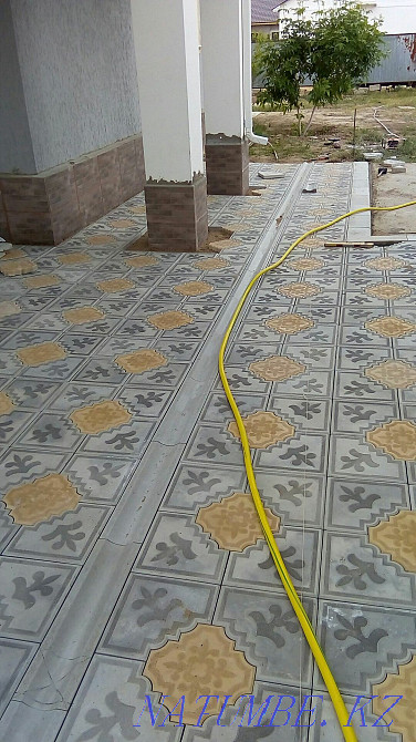 Paving stones t? seimiz, laying tiles. Atyrau - photo 1