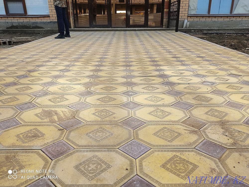 Paving stones t? seimiz, laying tiles. Atyrau - photo 7