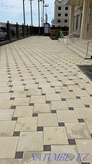 Paving stones t? seimiz, laying tiles. Atyrau - photo 2