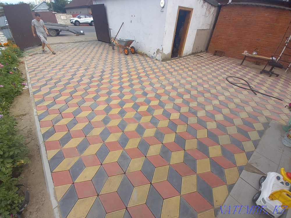 Paving stone laying Муткенова - photo 4