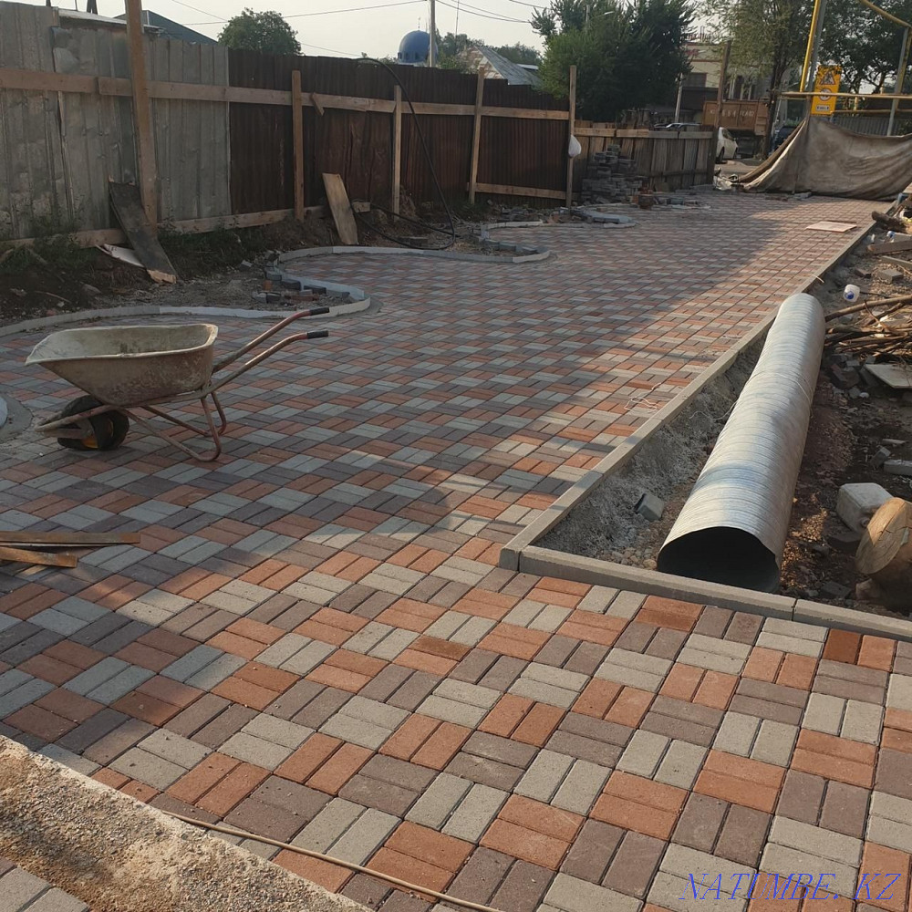 Укладка асфальта и брусчатки Алматы - изображение 4