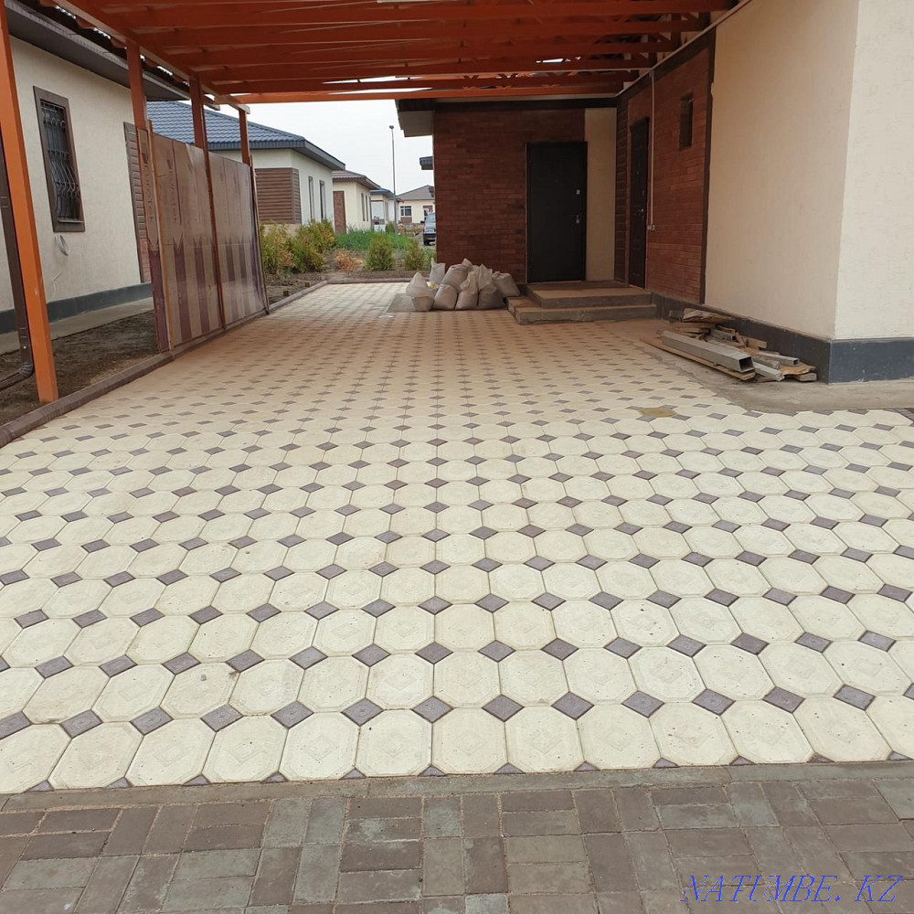 Укладка брусчатки и асфальта Алматы - изображение 6