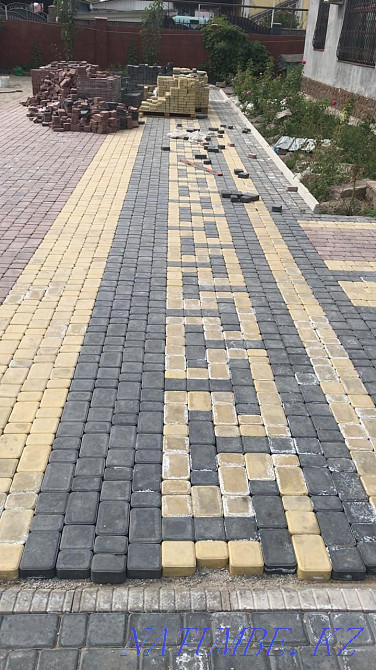 Укладка брусчатки и асфальта Алматы - изображение 1