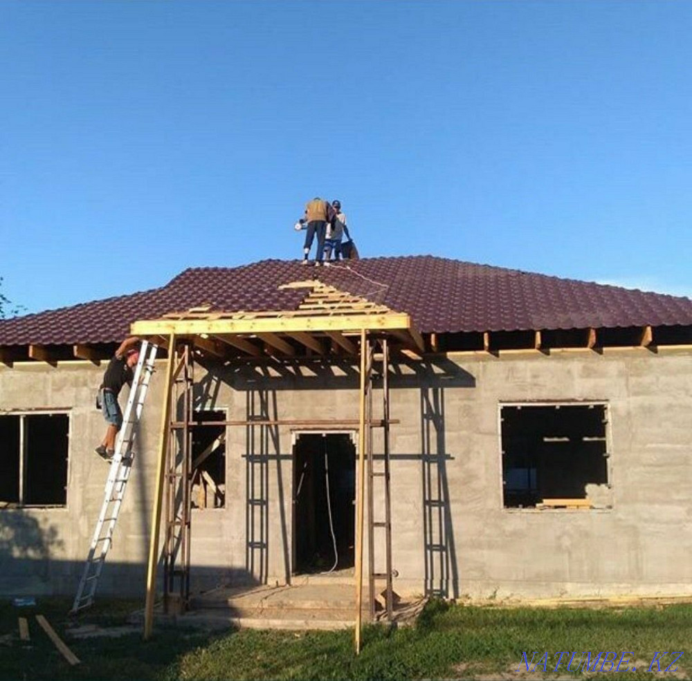 Roofing works of any complexity Pavlodar - photo 1