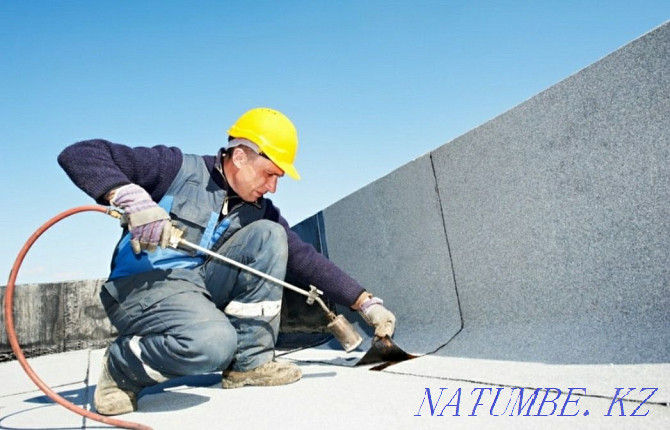Roofing, Soft roofing, roof repair. Aqtobe - photo 1