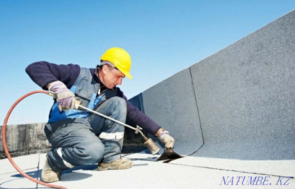 Roofing, Soft roofing, roof repair. Aqtobe - photo 1