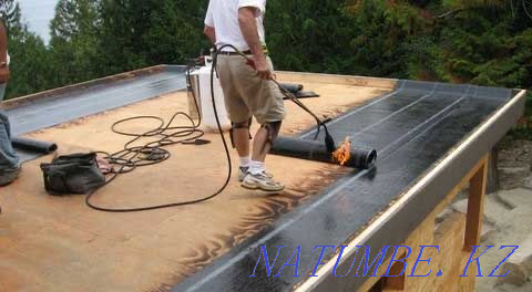 Repair of a soft roof. Bikrost, Linokrom. Work experience of 20 years. Shymkent - photo 1
