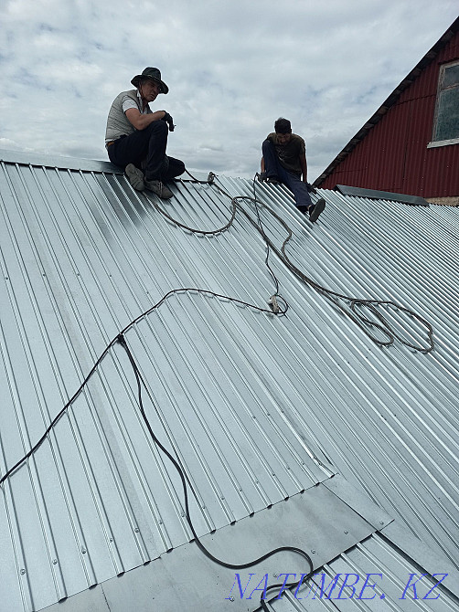 Not expensive. Roofing works. Roof repairs. Roofing. Karagandy - photo 1