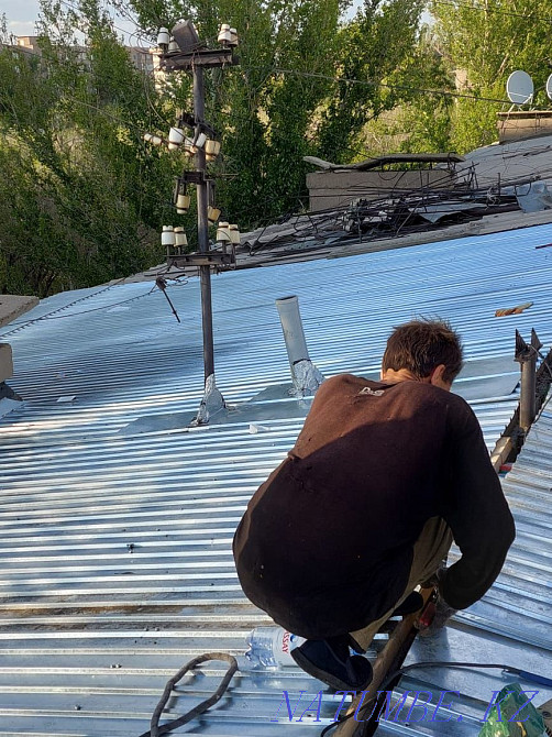 Not expensive. Roofing works. Roof repairs. Roofing. Karagandy - photo 2