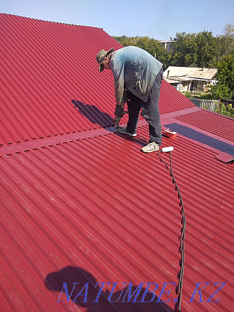 NOT EXPENSIVE. Roofing works. Repair of roofs. Roofing. Karagandy - photo 1