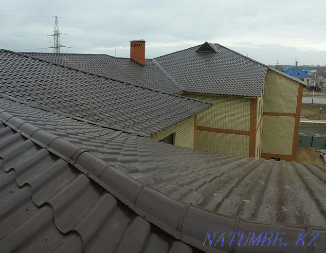 Roofing, roof repair, slate replacement, aerators Aqtobe - photo 2