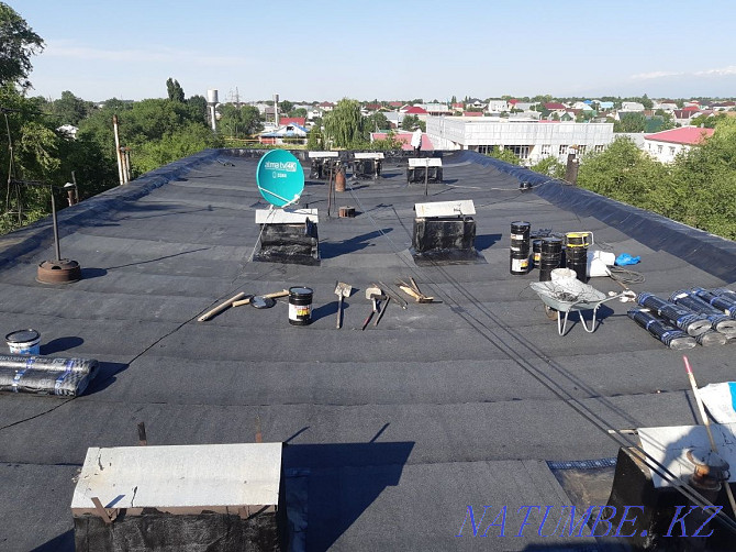 Repair of the roof, soft roof, flat roof and waterproofing with a guarantee Almaty - photo 1