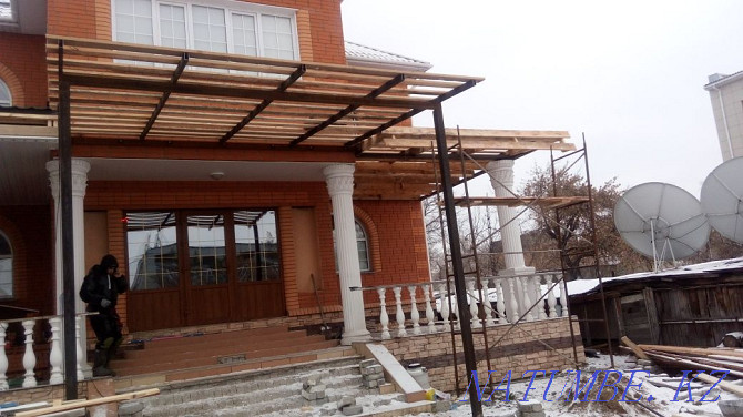 Roofing, facade works, frame houses, baths. Pavlodar - photo 3