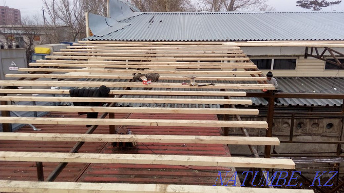 Roofing, facade works, frame houses, baths. Pavlodar - photo 5