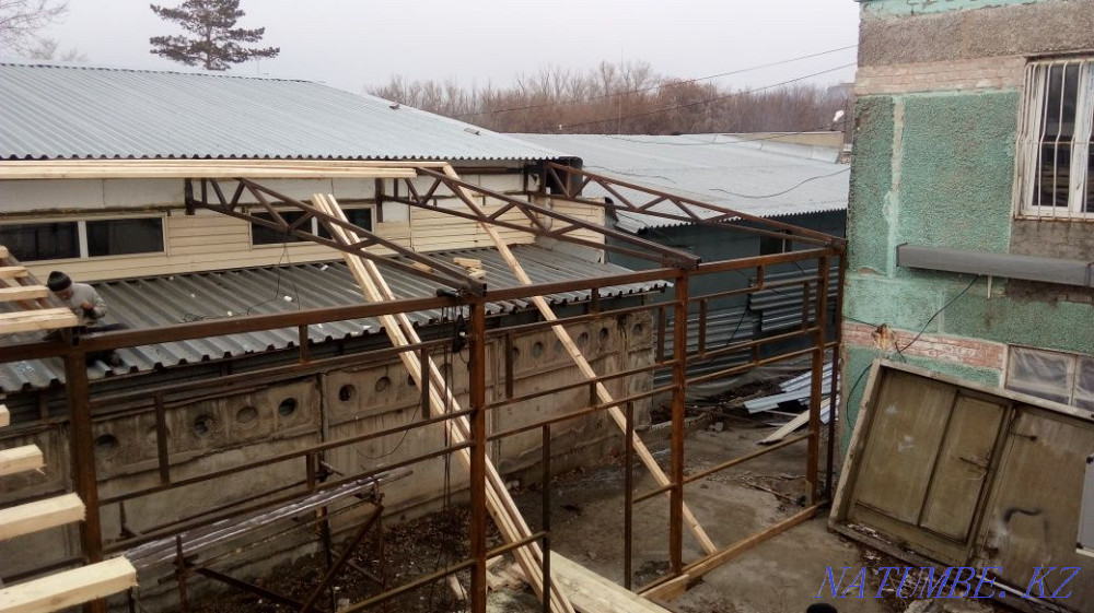 Roofing, facade works, frame houses, baths. Pavlodar - photo 4