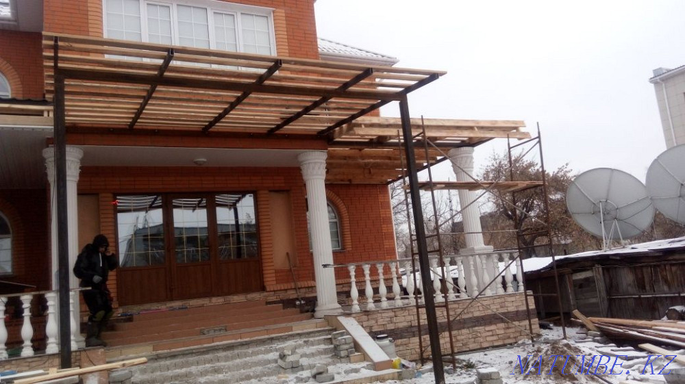 Roofing, facade works, frame houses, baths. Pavlodar - photo 3