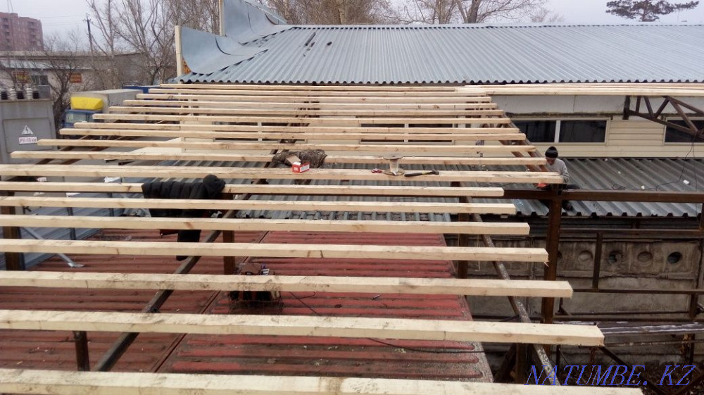 Roofing, facade works, frame houses, baths. Pavlodar - photo 5