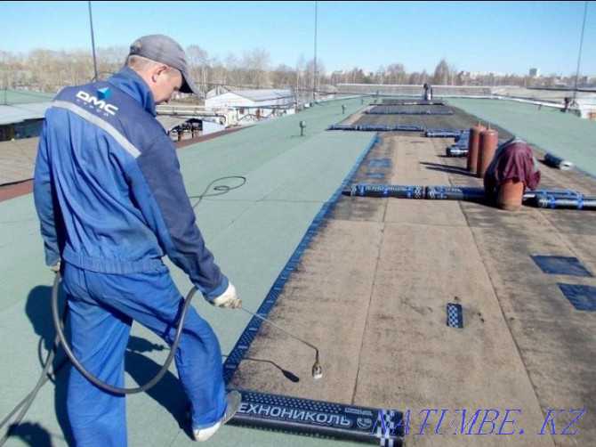 Repair and Replacement of Roofs. LEAK REMOVAL. All types of roofing. Shymkent - photo 1