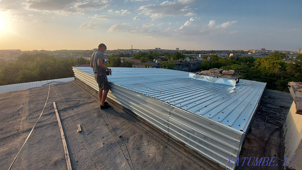 Repair and Replacement of Roofs. LEAK REMOVAL. All types of roofing. Shymkent - photo 2