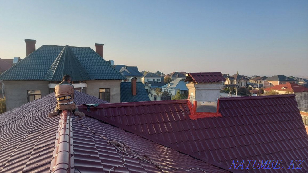 Repair and Replacement of Roofs. LEAK REMOVAL. All types of roofing. Shymkent - photo 4