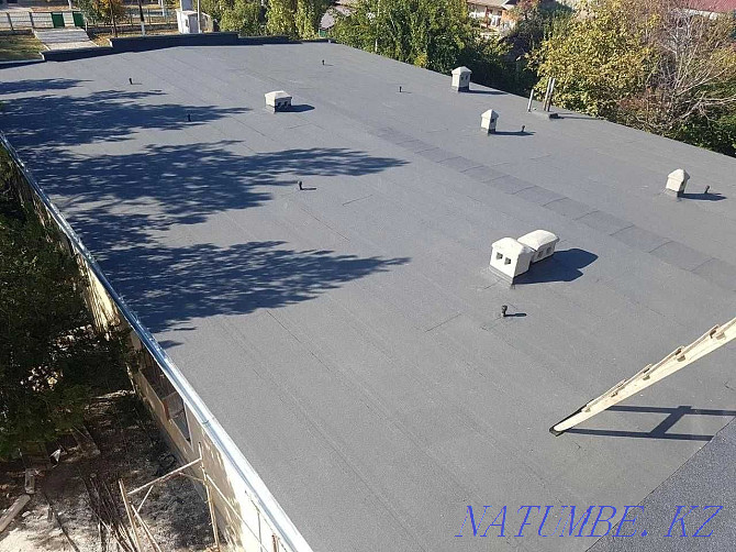 Roof repair with material. Soft roof. (Shatyr. Slate. Krish.) Shymkent - photo 6